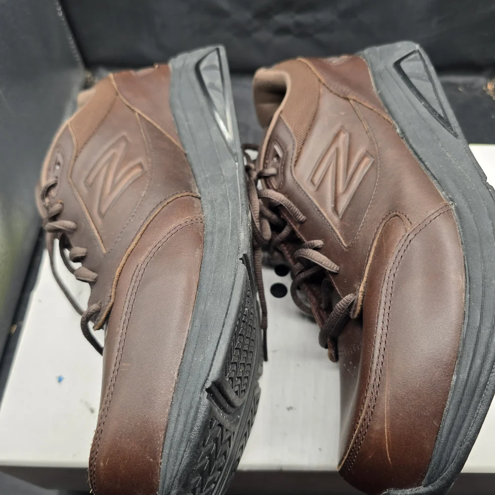 New Balance Brown Leather Athletic‎ Shoes